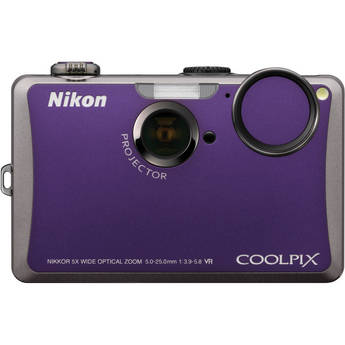 Nikon Coolpix S1100pj Digital Camera (Violet)