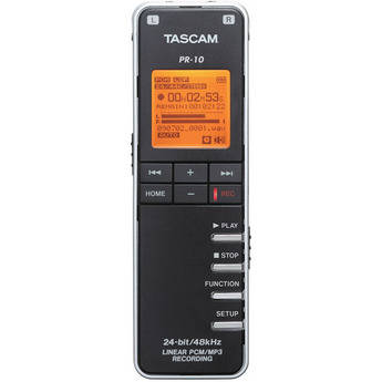 Tascam PR-10 Portable Digital Audio Recorder