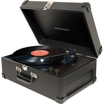 Crosley Radio CR249 Keepsake USB Turntable (Black Vinyl)
