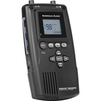 American Audio Pocket Record Portable Digital Audio Recorder