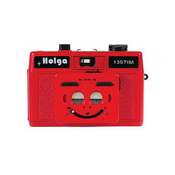 Holga 135 TIM 35mm 1/2 Frame Twin/Multi-Image Camera (Red)