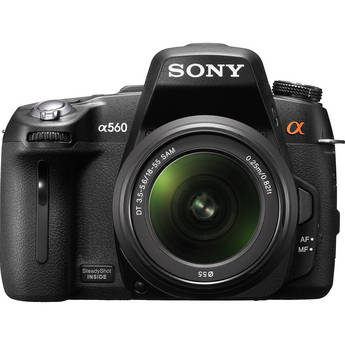 Sony Alpha DSLR-A560 Digital Camera W/18-55mm Lens