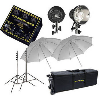 Novatron V240-D 2-Head Fun Kit W/Wheeled Case (120VAC)