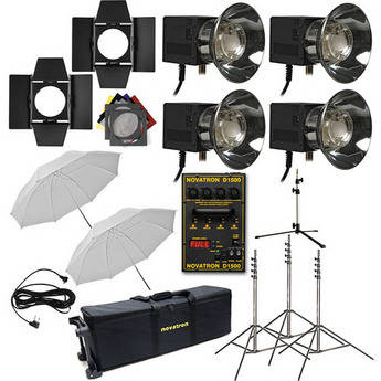 Novatron D1500 4-Fan-Cooled-Head Kit W/Wheeled Case (120VAC)