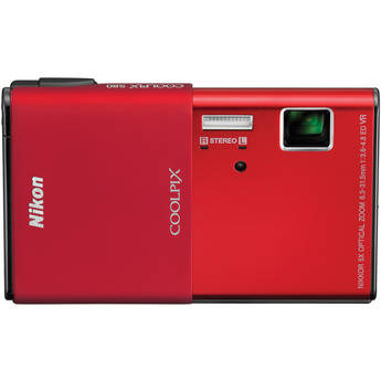 Nikon CoolPix S80 Digital Camera (Red)