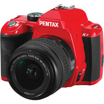 Pentax K-r Digital SLR Camera with 18-55mm Zoom Lens (Red)