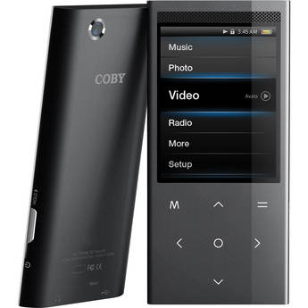 Coby MP767-4G 2.4" Touch Pad Video MP3 Player