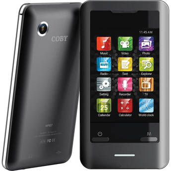 Coby 4GB MP828-4G 2.8" Touchscreen Video MP3 Player
