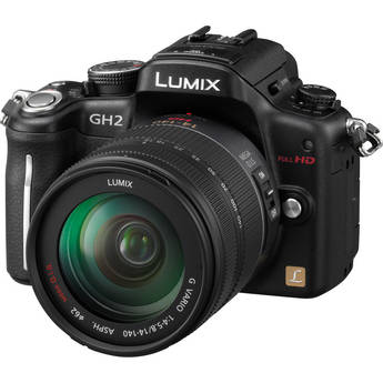Panasonic Lumix DMC-GH2 Digital Camera W/14-140mm Lens (Black)