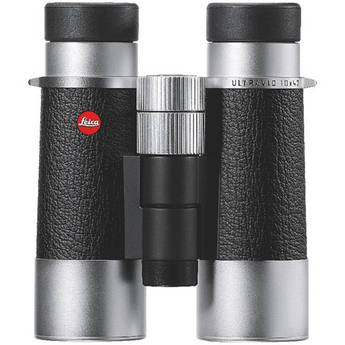 Leica Silverline 10x42 Binocular (Silver and Black)