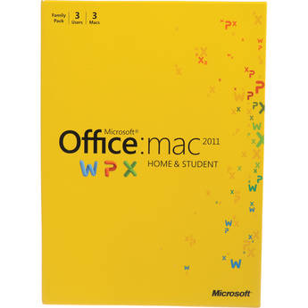 Microsoft Office for Mac Home and Student Edition 2011 (Family Pack)