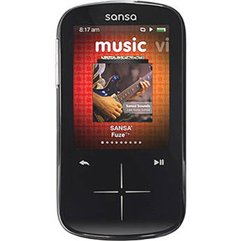 SanDisk 16GB Sansa Fuze + MP3 Player Black