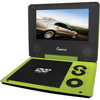 Impecca DVP774L Portable DVD Player (Lime)