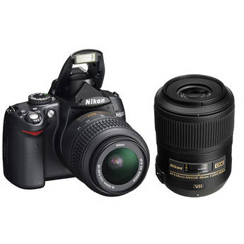 Nikon D5000 Digital SLR Camera Kit with 18-55mm & Micro 85mm VR Lenses