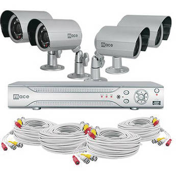 Mace MaceView SQ80 DVR with 4 Bullet Cameras (8-Channel, 500 GB)