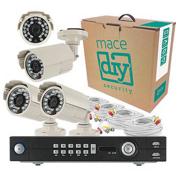 Mace DIY CCTV 8-channel DVR with 500 GB & 4 Camera System Kit