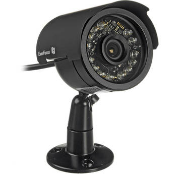 EverFocus Weather Resistant Mini IR Bullet Camera (Black)