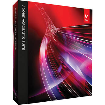 Adobe Acrobat X Suite Software for Windows