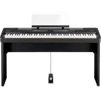 Roland FP-7F Digital Piano and Stand Bundle (Black)