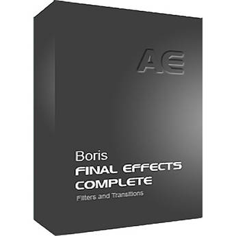 Boris FX Final Effects Complete 6 AE for Windows