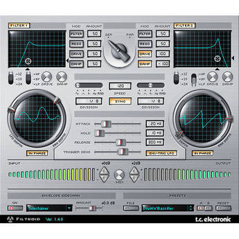 TC Electronic Filtroid - Dual Filter Bank Plug-In for PowerCore