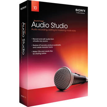 Sony Sound Forge Audio Studio 10 - Audio Editing and Mastering Software (Educational Discount)