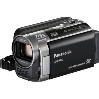 Panasonic SDR-H100 Camcorder (Black)