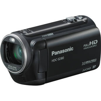 Panasonic HDC-SD80 High Definition Camcorder (Black)