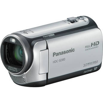 Panasonic HDC-SD80 High Definition Camcorder (Silver)