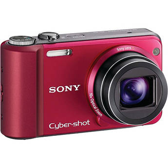 Sony Cyber-shot DSC-H70 Digital Camera (Red)