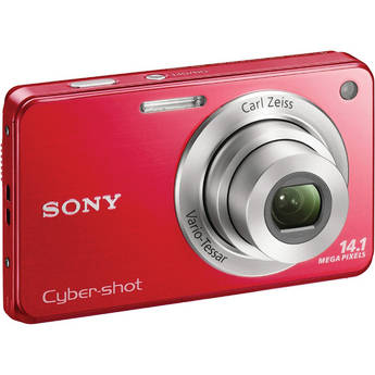 Sony Cyber-shot DSC-W560 Digital Camera (Red)