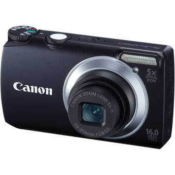 Canon Powershot A3300 IS Digital Camera (Black)