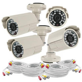 Mace DIY System Kit: 4 Pack Bullet Camera Add-on