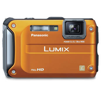 Panasonic Lumix DMC-TS3 Digital Camera (Orange)