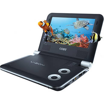 Coby TF3DVD7019 7" Portable 3d DVD / CD / MP3 Player