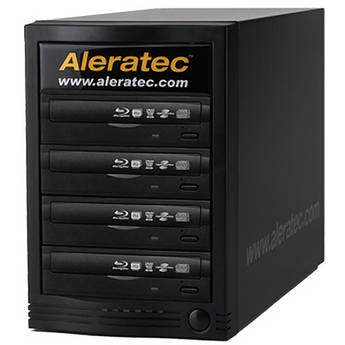 Aleratec 1:4 Blu-Ray/DVD/CD Tower Publisher HLS Duplicator - USB 3.0