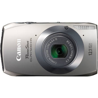 Canon Powershot 500 HS Digital ELPH Camera (Silver)