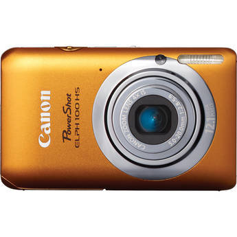 Canon C�mera Powershot 100 HS Digital ELPH (Laranja)
