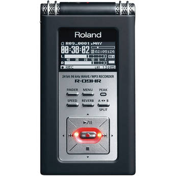 Roland R-09HR Portable High-Resolution Audio Recorder with Case