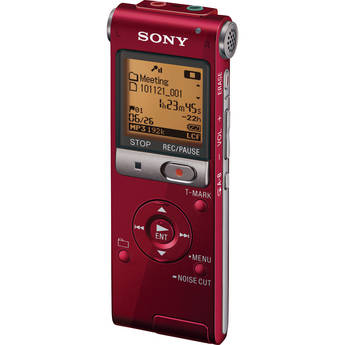 Sony ICDUX512 Digital Voice Recorder (Red)