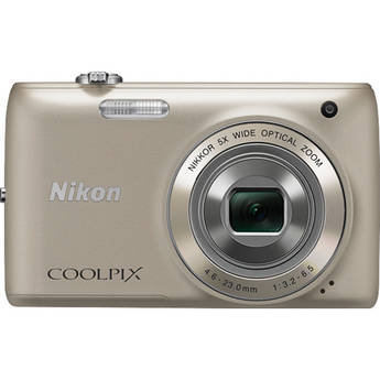 Nikon Coolpix S4100 Digital Camera (Silver)