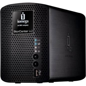 Iomega 2TB (2x1TB) StorCenter ix2-200 Network Storage, Cloud Edition