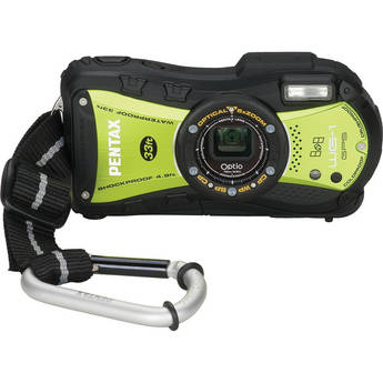 Pentax Optio WG-1 GPS Digital Camera (Yellow/Green)