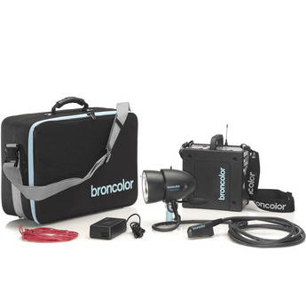 Broncolor Mobil A2L One-Lamp Travel Kit with LiFe Lithium Battery