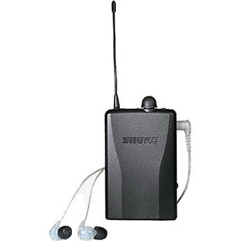 Shure PSM 200 Hardwired Beltpack Monitor with SE215 In-Ear Headphones
