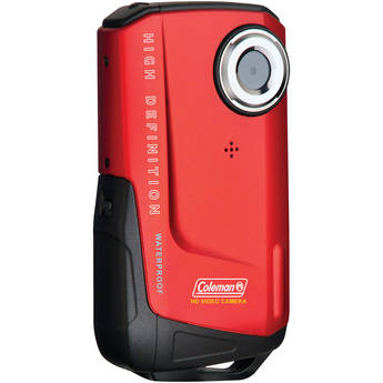 Coleman Waterproof HD Pocket Video Camera (Red)