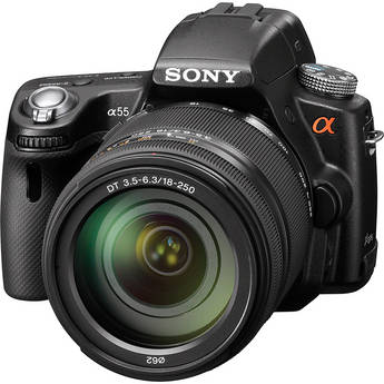 Sony Alpha A55V Digital Camera and 18-250mm Lens Bundle