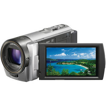 Sony HDR-CX130E Full HD Flash Memory PAL Camcorder (Silver)