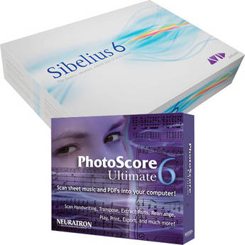 Sibelius Sibelius 6.2 and Photoscore Ultimate 6 Bundle (5-Seat Lab Pack)