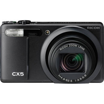 Ricoh CX5 Digital Camera (Black)